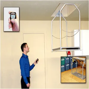 Versa Lift Model 32W Wireless Remote 8-11 ft Attic Storage Lift