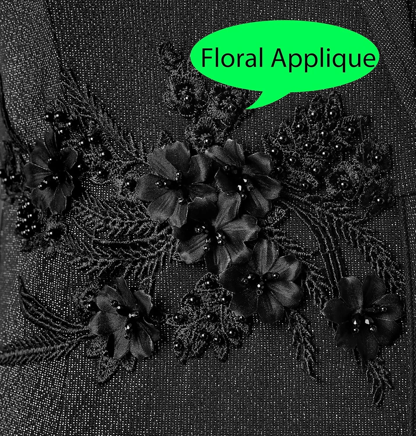 VFSHOW Womens Sexy Elegant Formal Prom Off Shoulder Ruffle High Slit Maxi Dress 2023 3D Flower Applique Cocktail Evening Gown