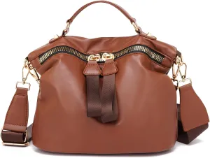 VGOAL Crossbody Bags for Women, Large-Capacity Women Handbag Casual Lightweight Travel Shopping Waterproof Shoulder Bag