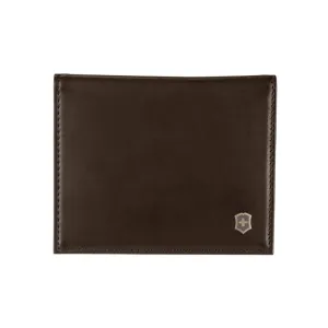 Victorinox Altius Edge Peano Leather Compact Wallet with RFID Protection - Dark Earth