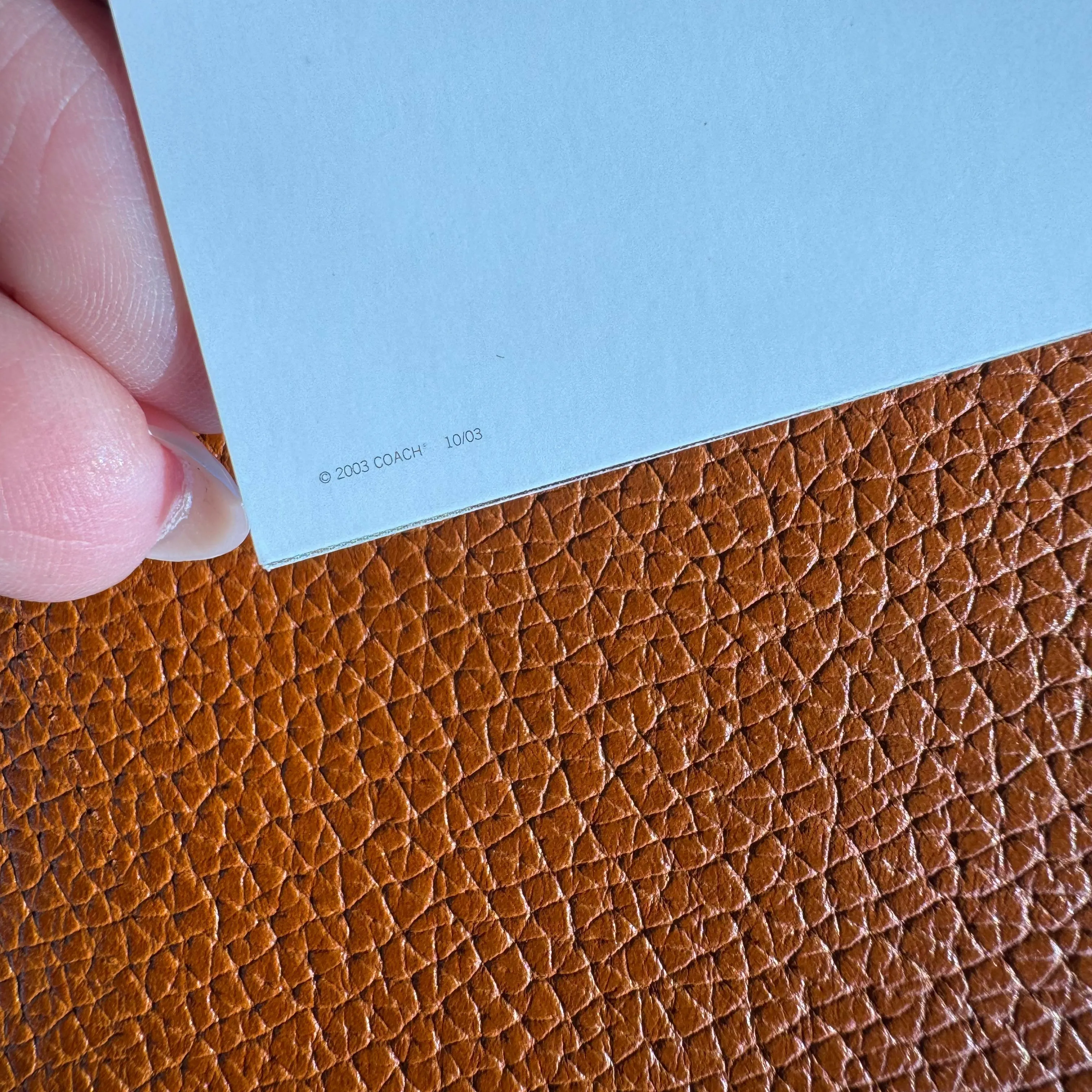 Vintage Coach Y2K 2003 Travelers Notebook Planner🍎🔥