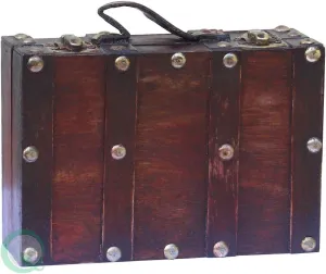 Vintiquewise(TM Antique Style Suitcase/Decorative Box, Small/Mini