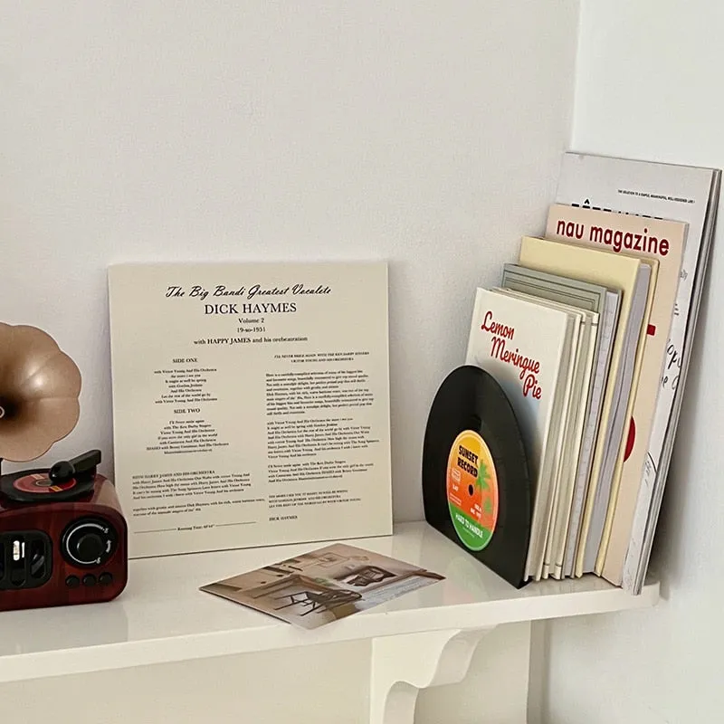 Vinyl Record Bookends 2pcs