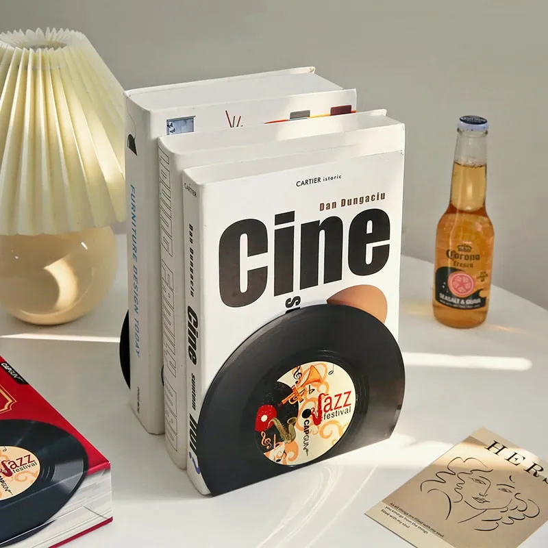 Vinyl Record Bookends 2pcs