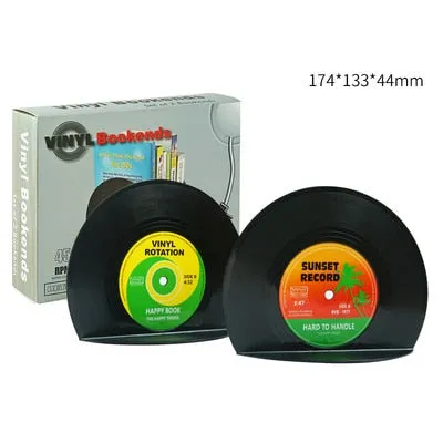 Vinyl Record Bookends 2pcs