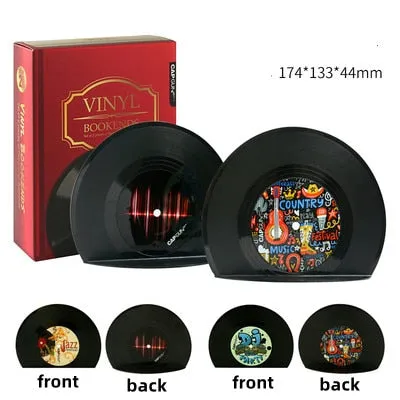Vinyl Record Bookends 2pcs