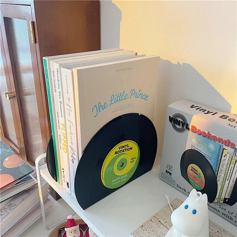 Vinyl Record Bookends 2pcs