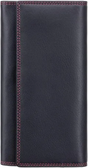 Visconti Cd21 Quality Soft Leather Wallet/Purse/Clutch/Holder Black/Red