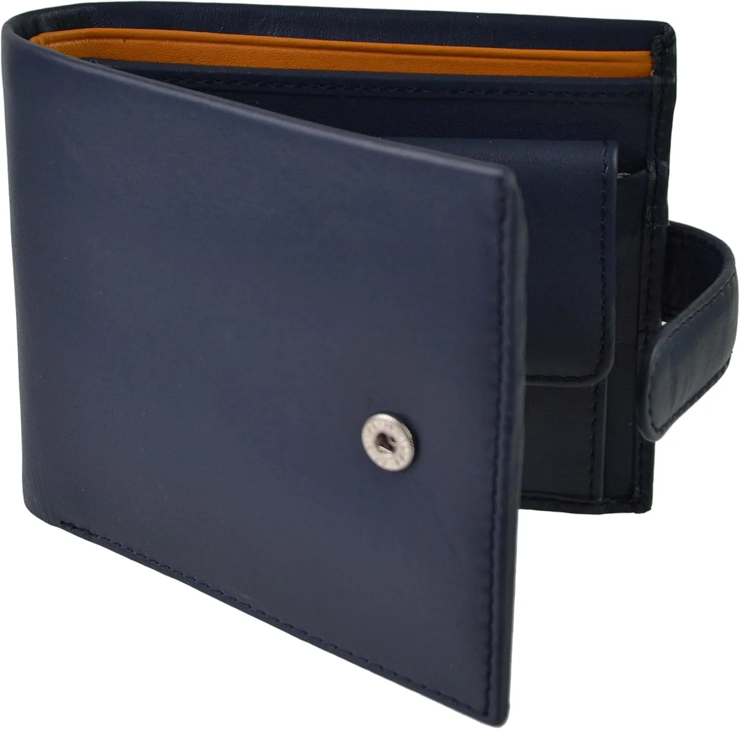 Visconti Men's Leather Tabbed Stylish Bifold Wallet