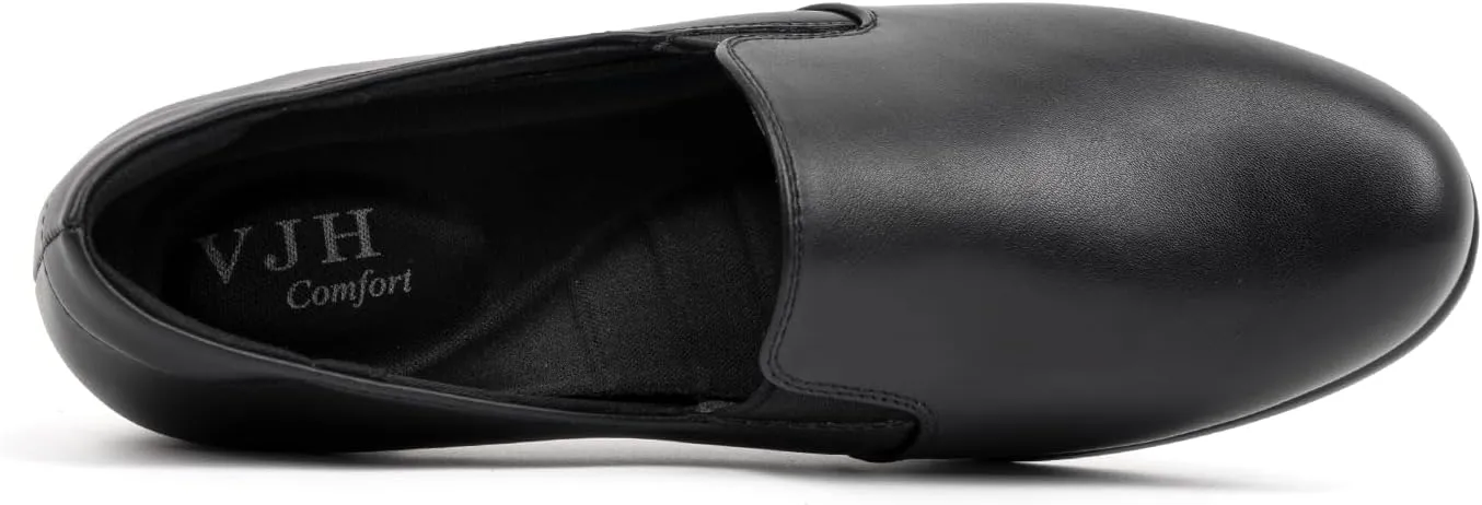 VJH confort Women’s Heeled Shoes, Comfortable Elastic Low Block Chunky Heels Pumps