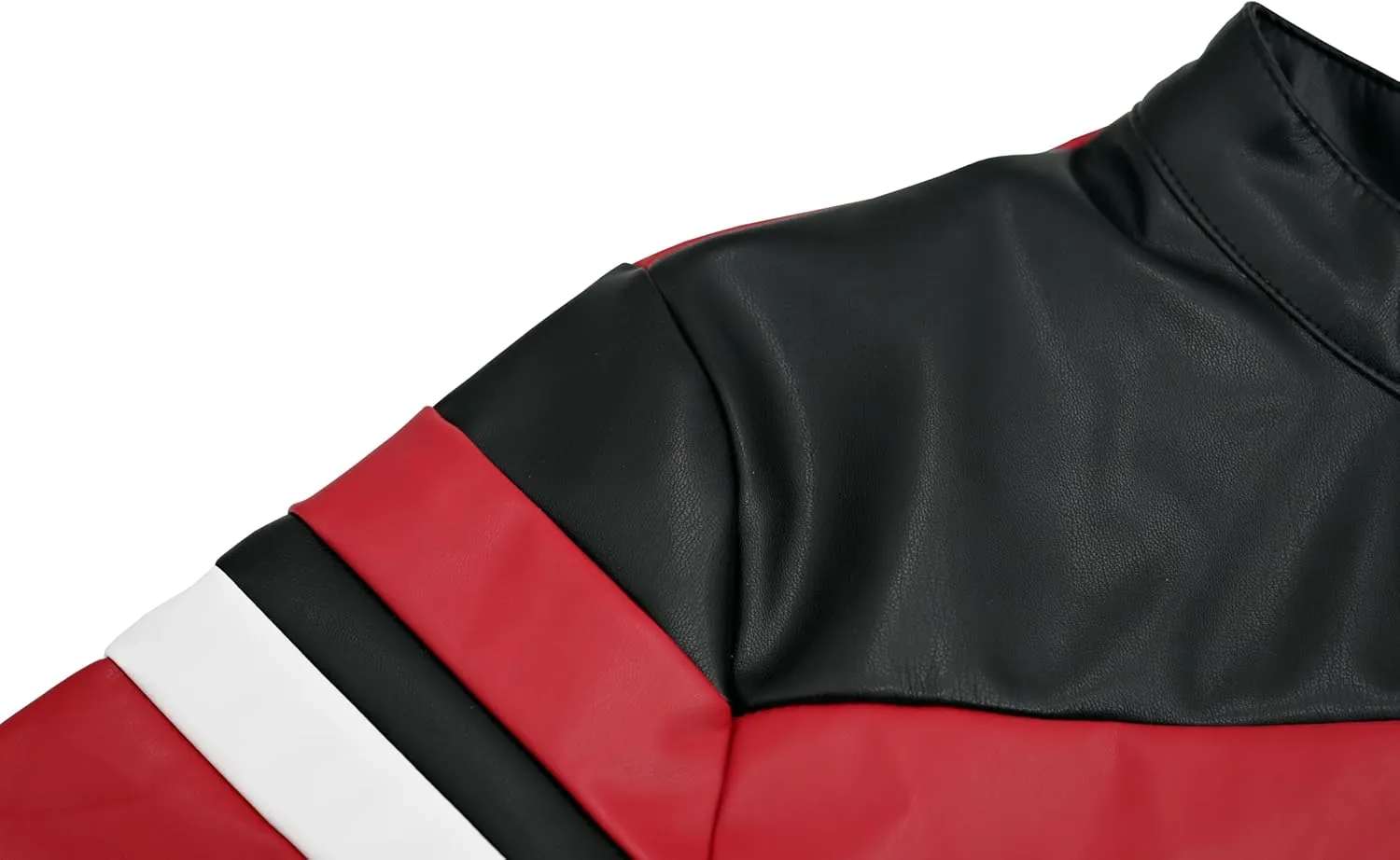 VOIKERDR Leather Jacket Cropped Jacket Motorcycle Jacket Y2K Letter Bomber Jacket Women Faux Leather Jacket Streetwear