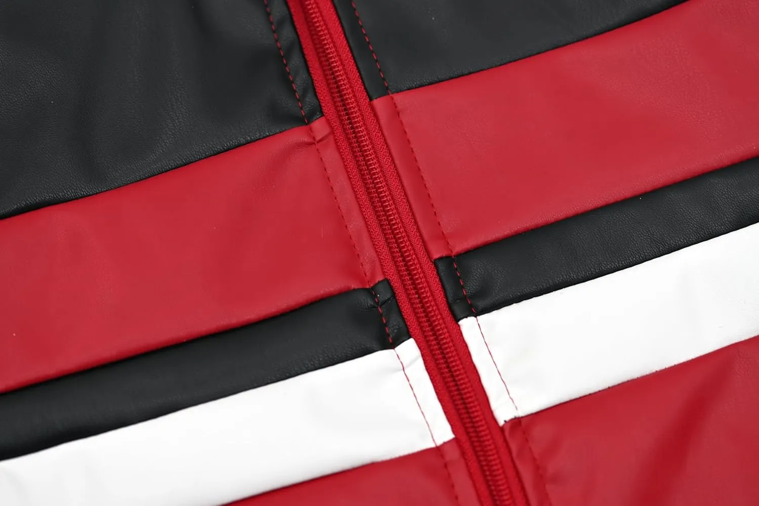 VOIKERDR Leather Jacket Cropped Jacket Motorcycle Jacket Y2K Letter Bomber Jacket Women Faux Leather Jacket Streetwear