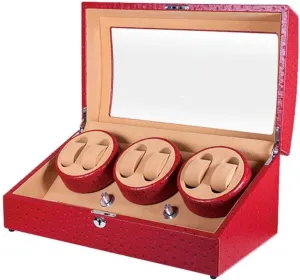 Watch Automatic Watch Winder, 6   7 Mechanical Watches Box Quiet Motor - 5 Rotation Modes