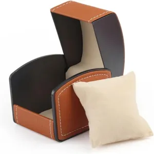 Watch Box Men's PU Leather Watch Display Box Mechanical Watch Storage Box Watch Gift Box Packaging Box (Color : A, Size : One Size) (A One Size)