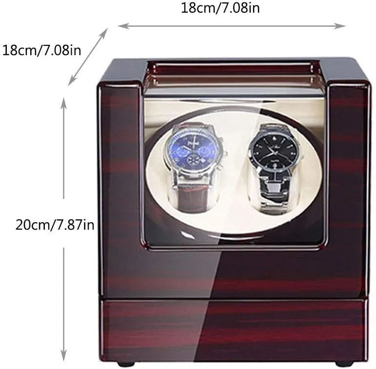 Watch Winder Watch Winder Box Automatic Mechanical Watches Display Box with LED Light 5 Rotation Modes- Available in 8 Styles Watch Winder