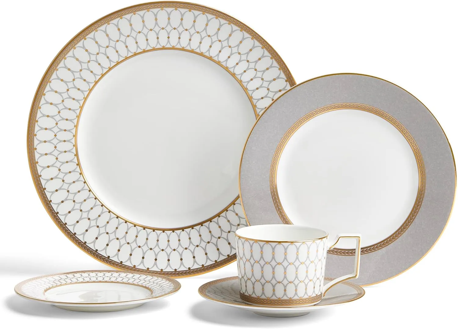 Wedgwood Renaissance Grey 5-Piece Place Setting