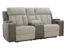 WhipLash Power Reclining Loveseat with Console