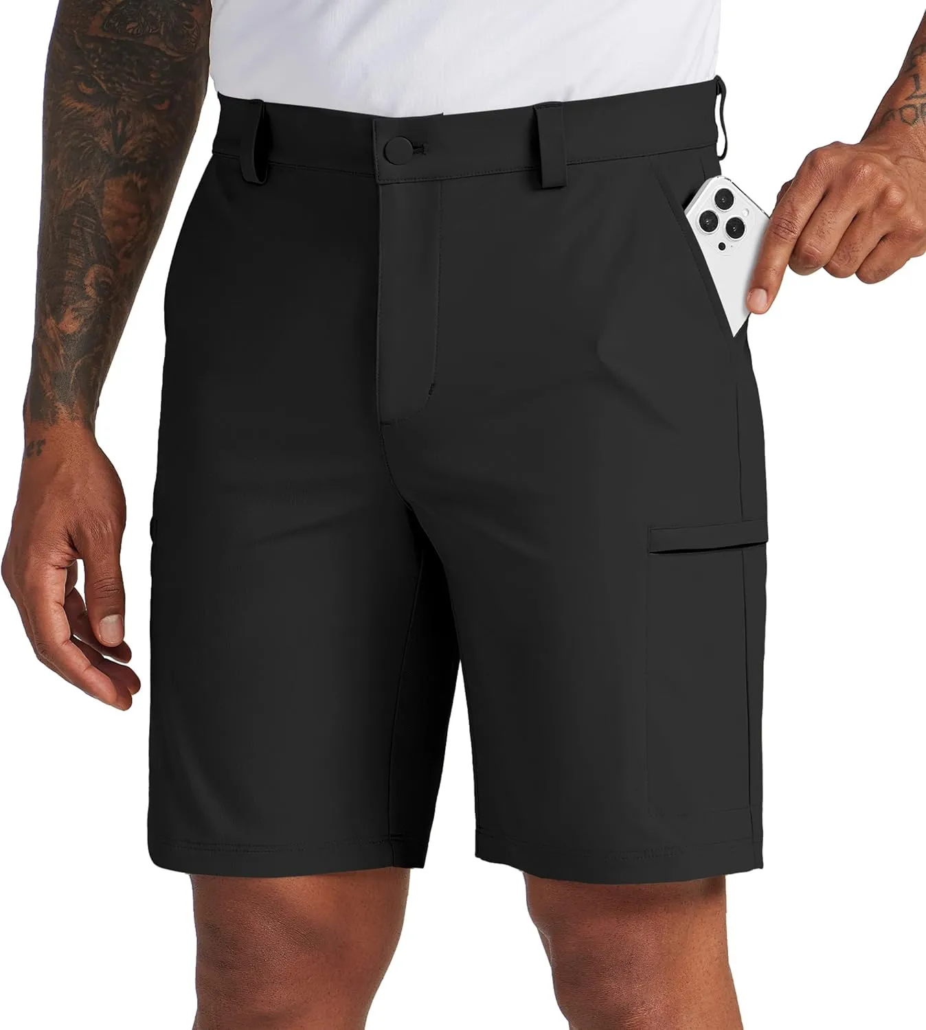 Willit Men's Golf Shorts Stretch Dress Shorts Cargo Quick Dry Athletic Casual Shorts with Pockets 7" 9" 11"
