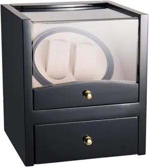 Winding Box Watch Winder - Electric Luxury Watch Shaker 2 2 Display Holder Mechanical Watch Automatic Winder Storage Box Motor Turn Watch Winding Collection House