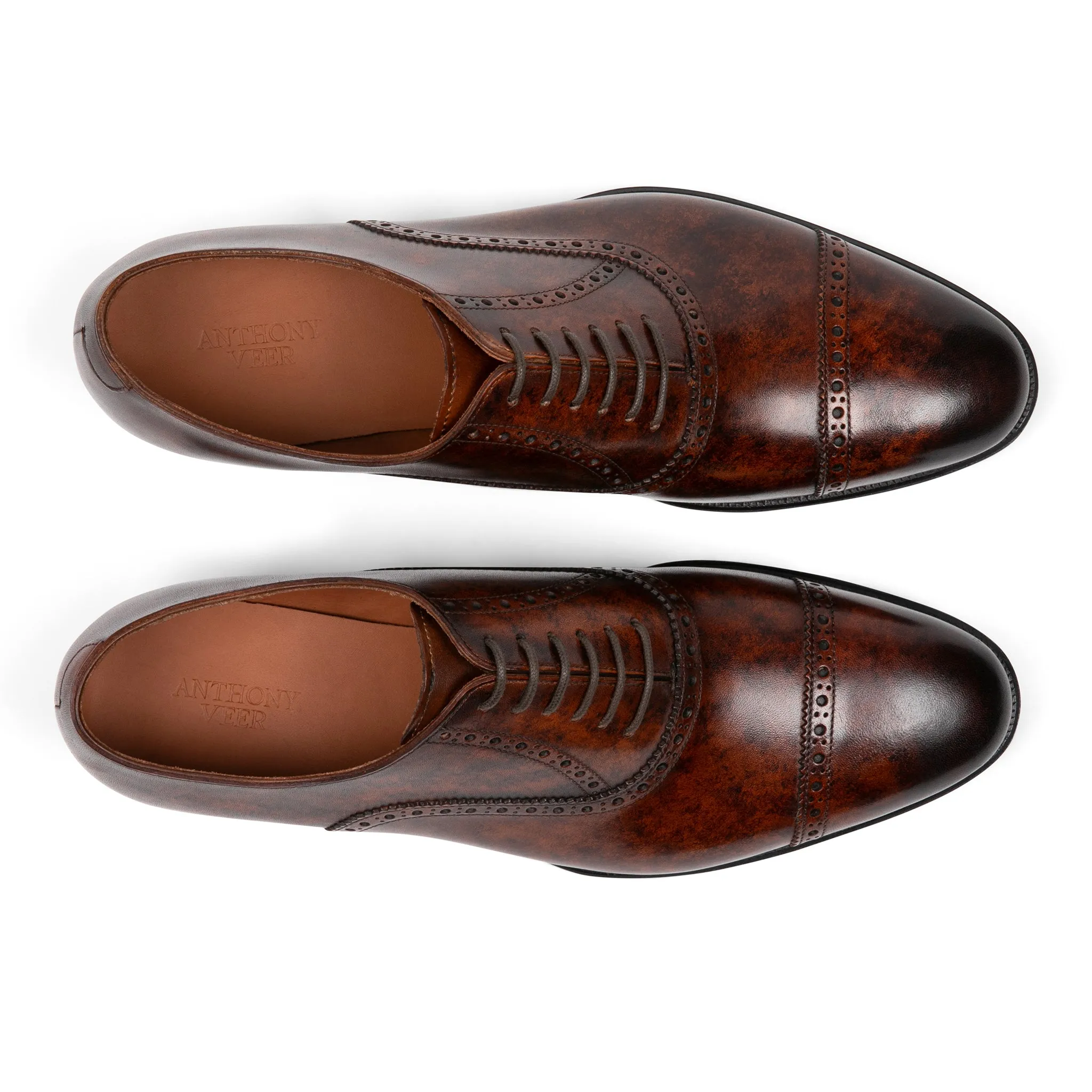 Windsor Brogue Cap-Toe // Cognac Eclipse