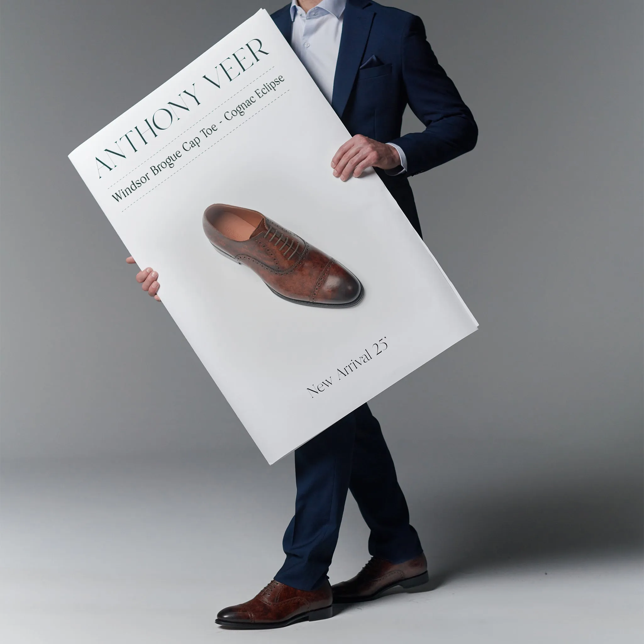 Windsor Brogue Cap-Toe // Cognac Eclipse