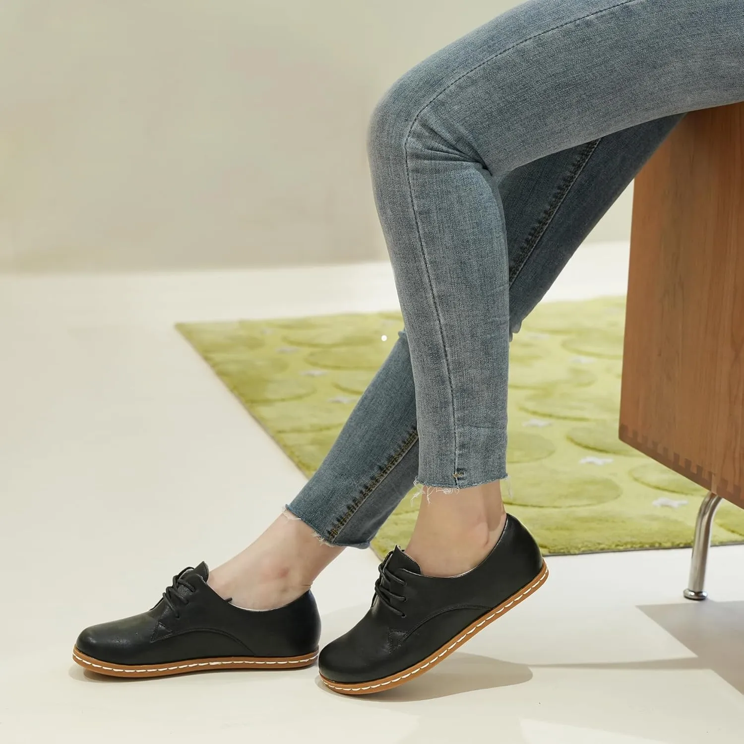 Women Barefoot Dress Shoes Wide Toe Box Shoes Oxfords Shoes