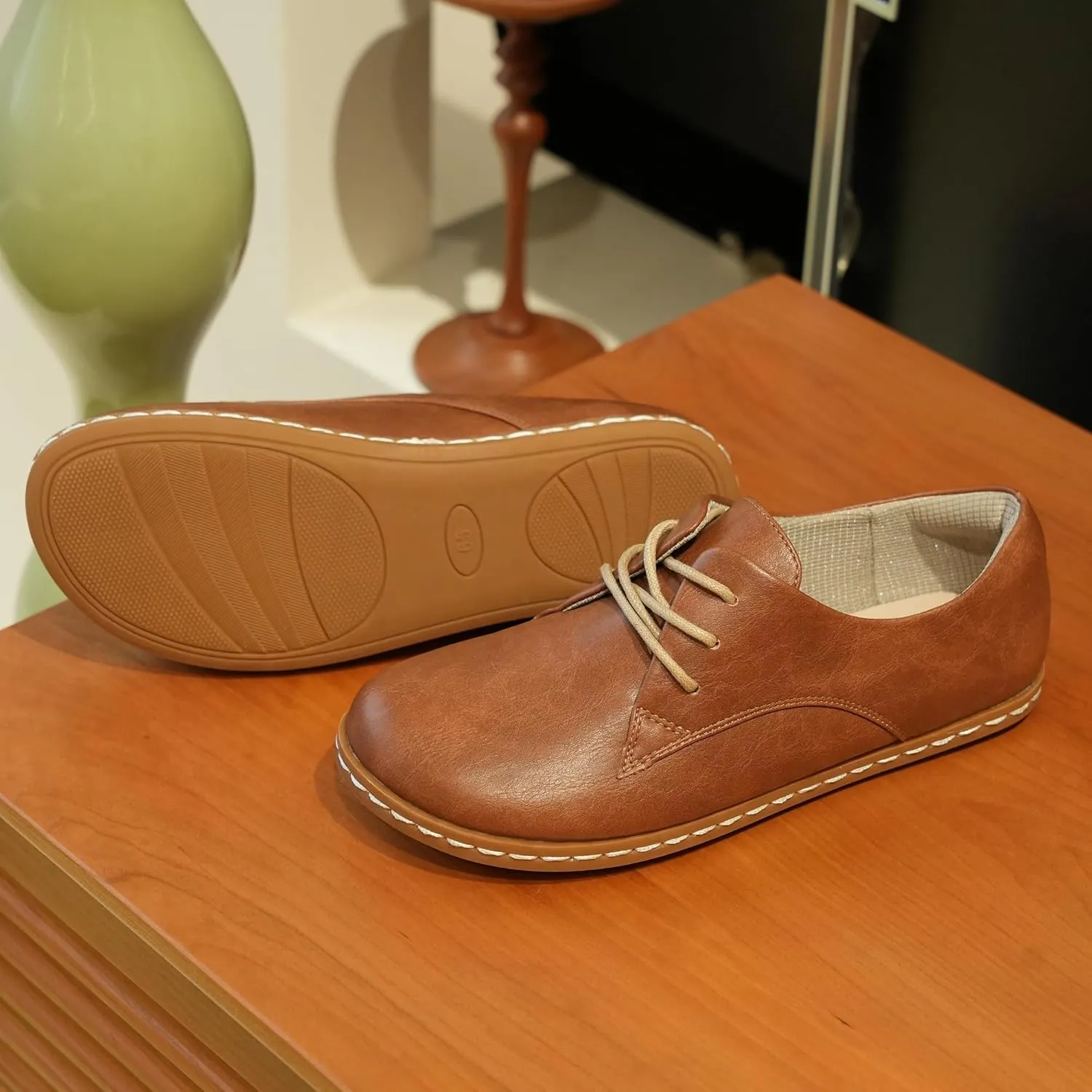 Women Barefoot Dress Shoes Wide Toe Box Shoes Oxfords Shoes