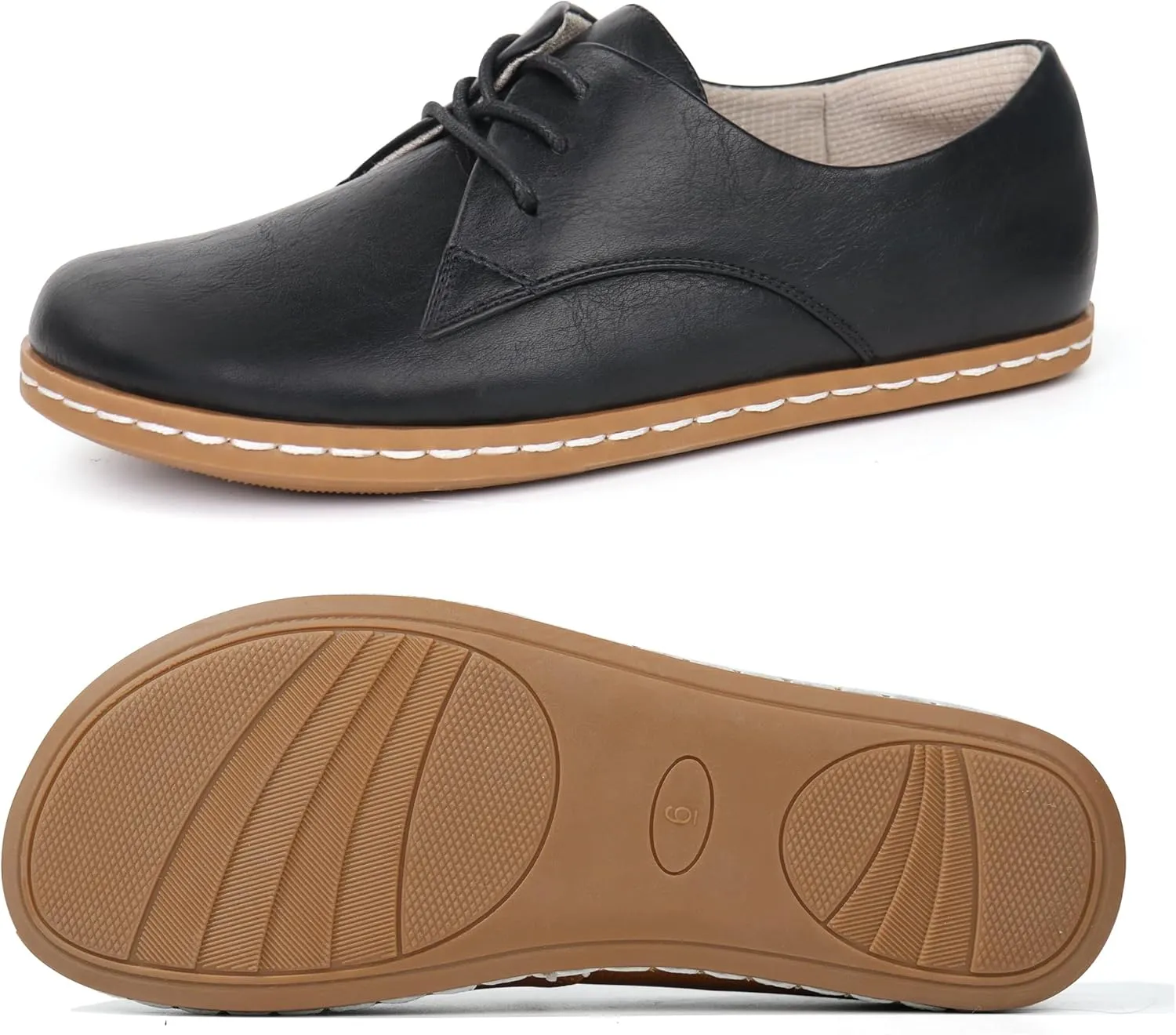 Women Barefoot Dress Shoes Wide Toe Box Shoes Oxfords Shoes
