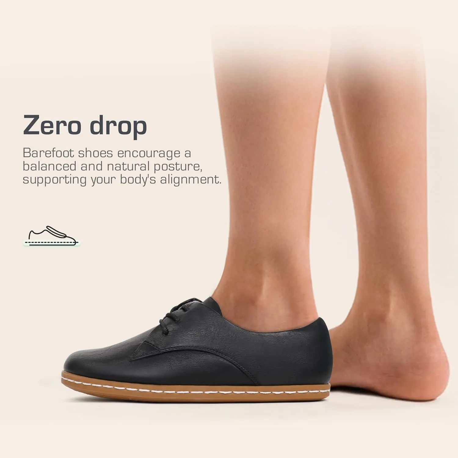 Women Barefoot Dress Shoes Wide Toe Box Shoes Oxfords Shoes