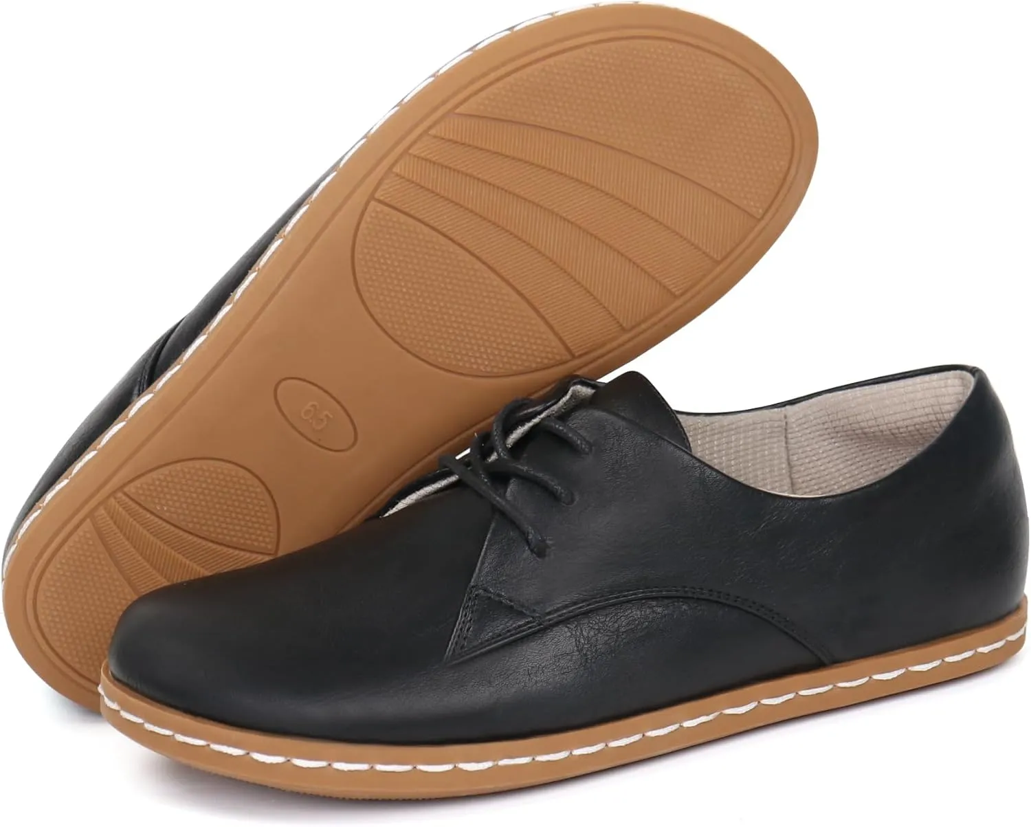 Women Barefoot Dress Shoes Wide Toe Box Shoes Oxfords Shoes