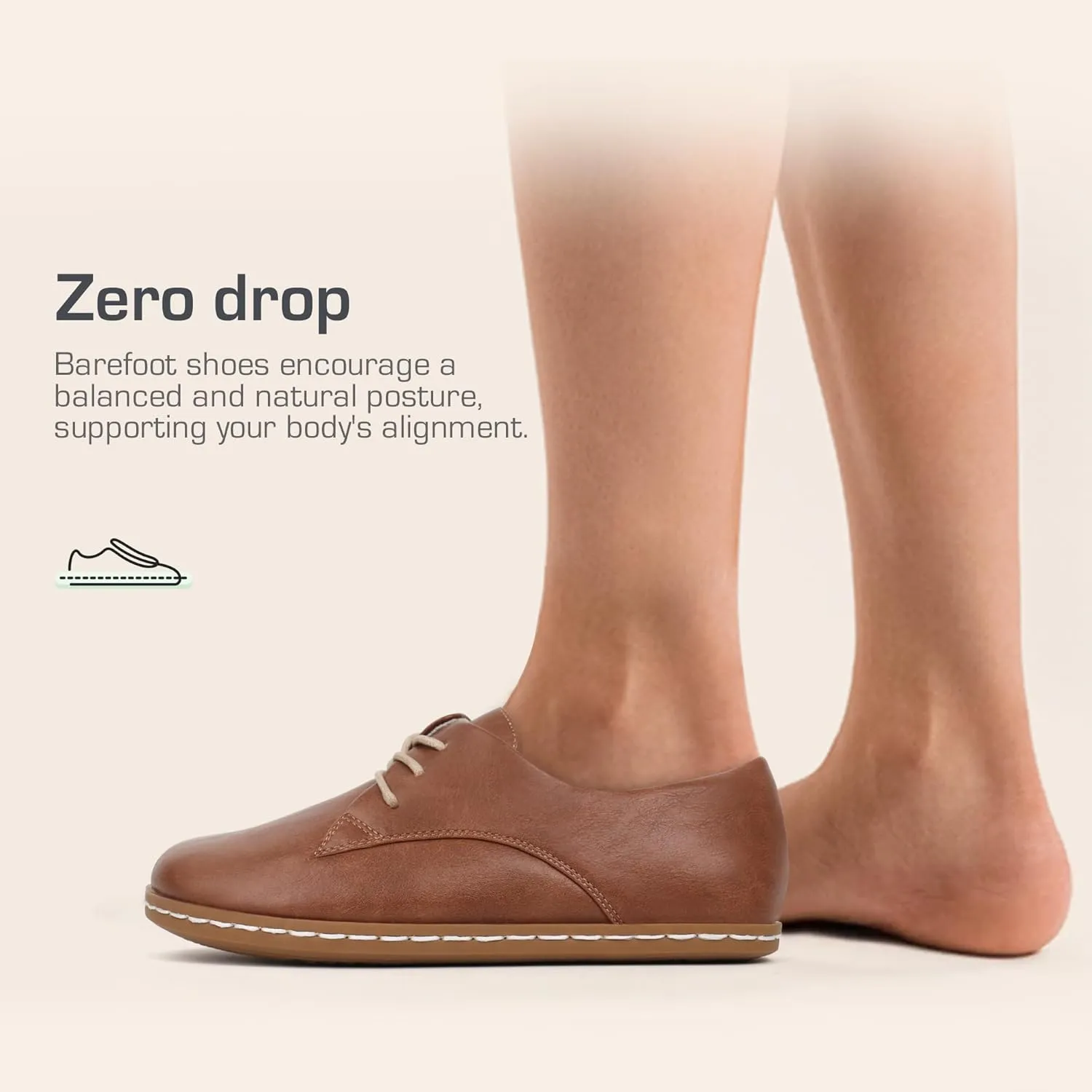 Women Barefoot Dress Shoes Wide Toe Box Shoes Oxfords Shoes