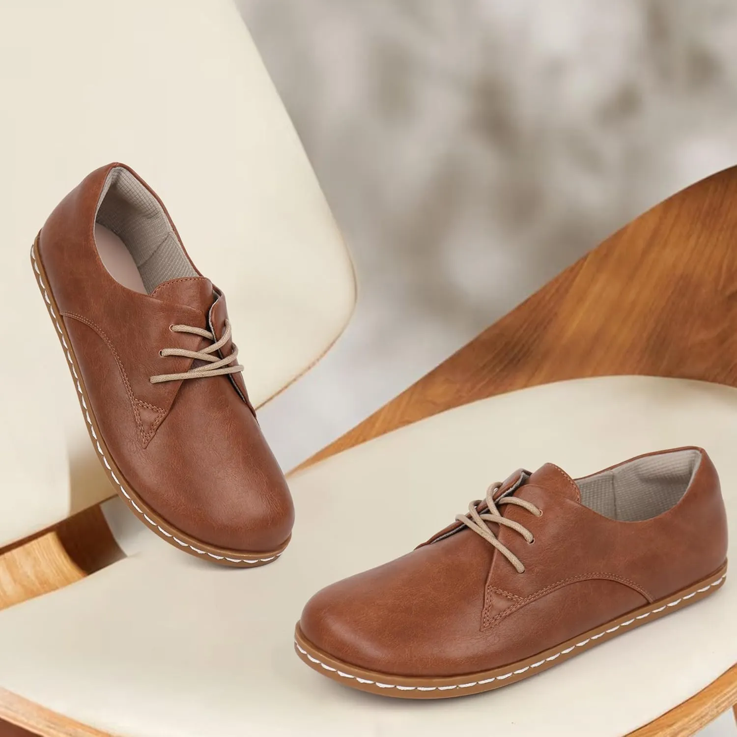 Women Barefoot Dress Shoes Wide Toe Box Shoes Oxfords Shoes