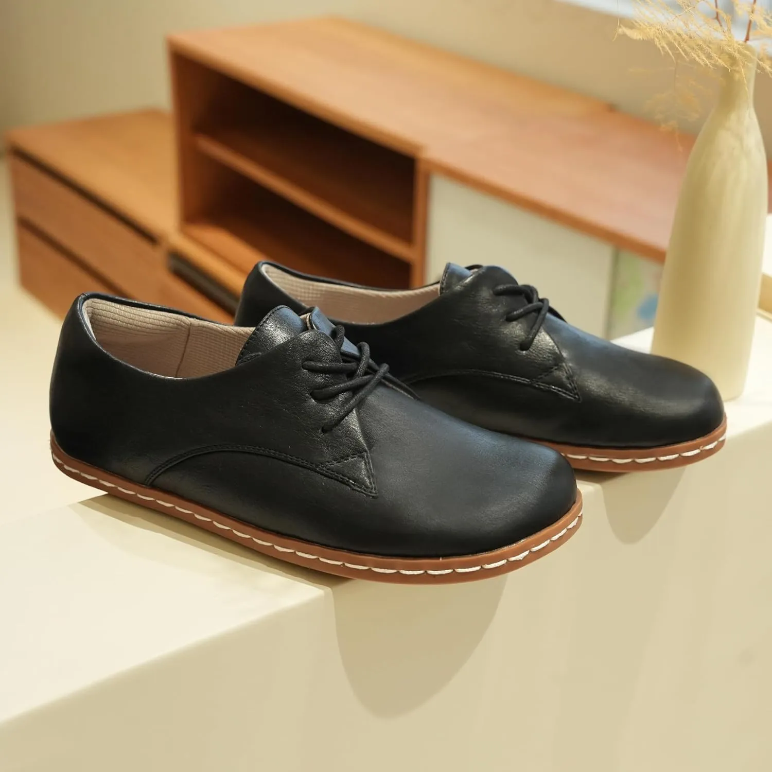 Women Barefoot Dress Shoes Wide Toe Box Shoes Oxfords Shoes