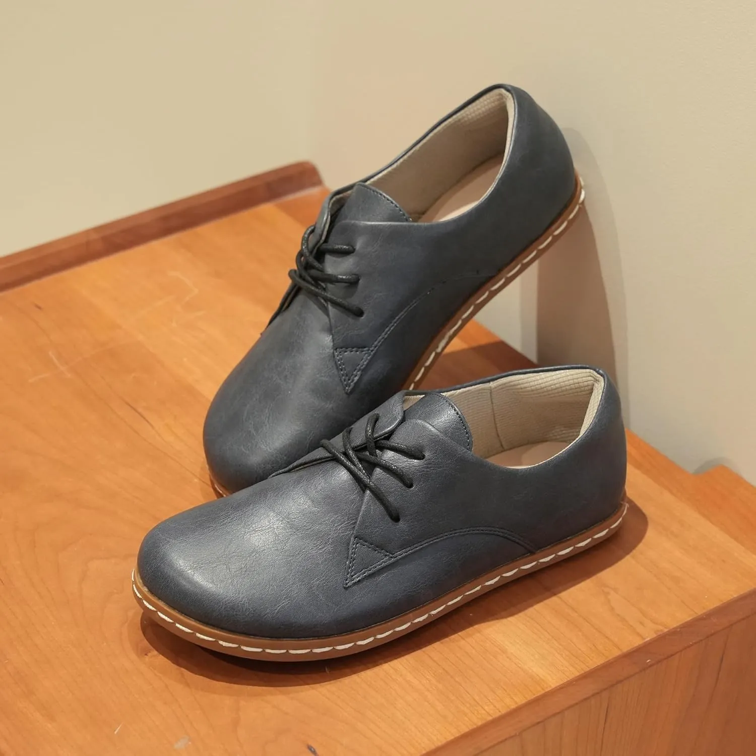 Women Barefoot Dress Shoes Wide Toe Box Shoes Oxfords Shoes