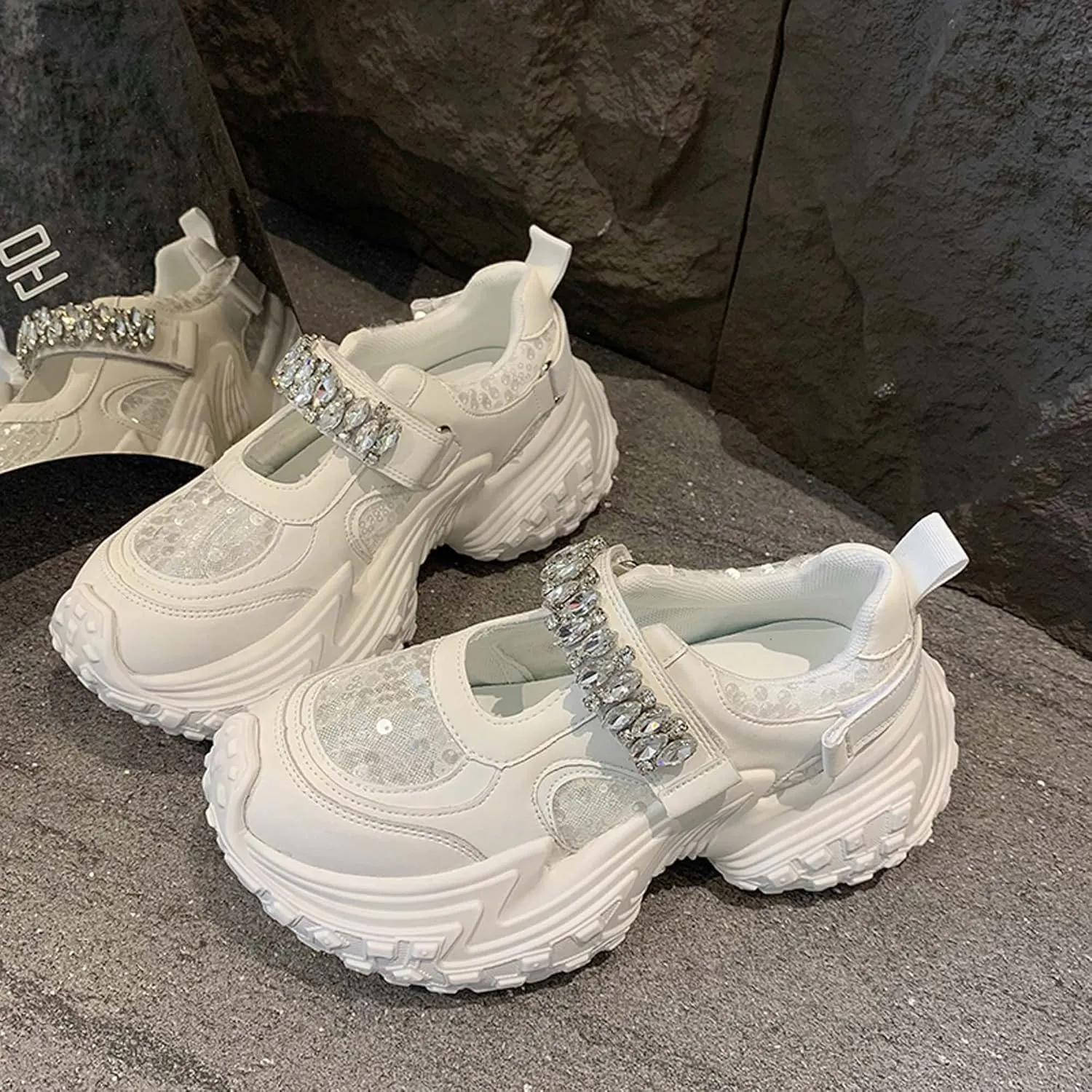 Women Comfortable Shoes with Arch Support - Versatile Casual to Dressy Footwear with Buckle Strap - Lightweight EVA Outsole