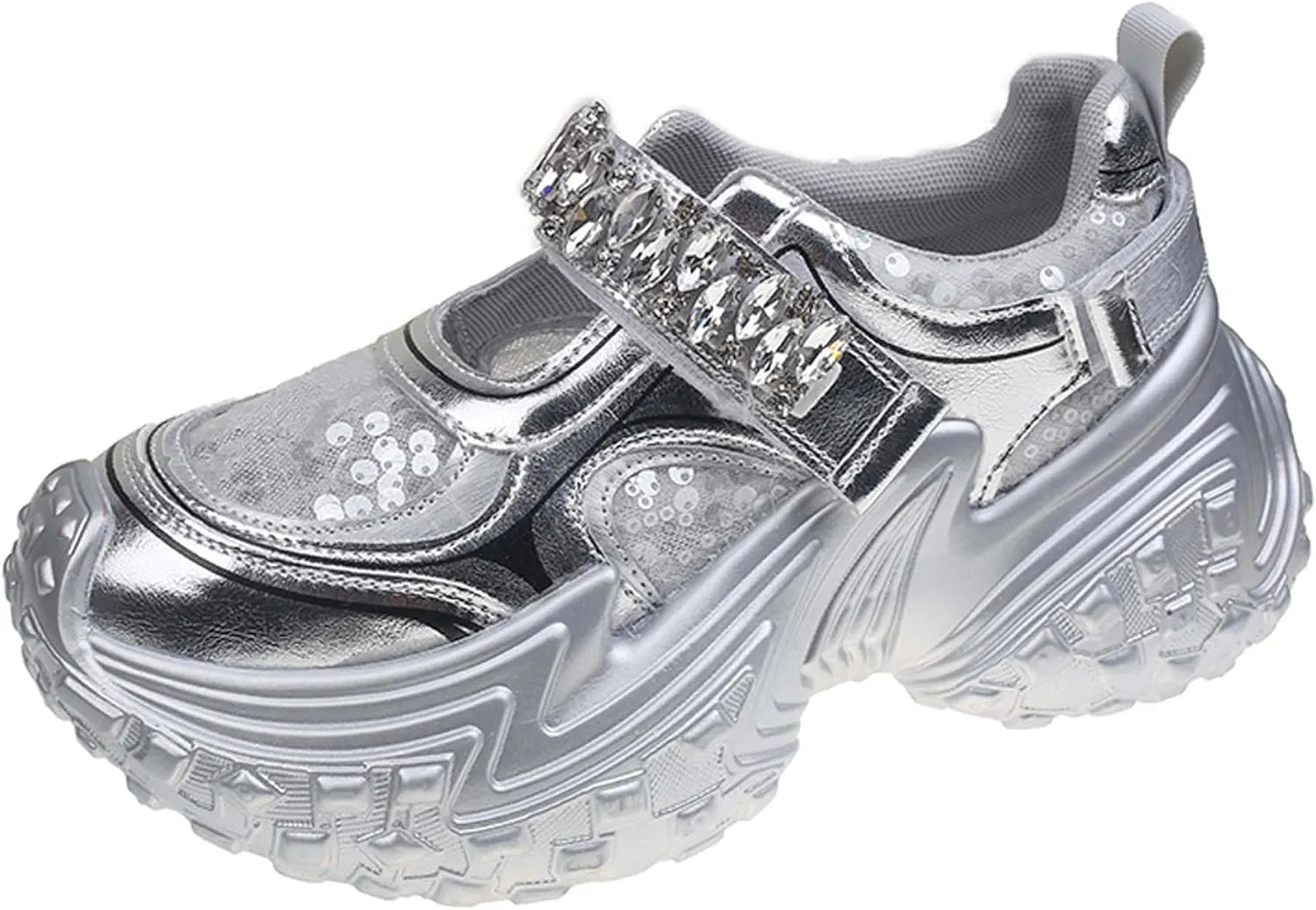 Women Comfortable Shoes with Arch Support - Versatile Casual to Dressy Footwear with Buckle Strap - Lightweight EVA Outsole