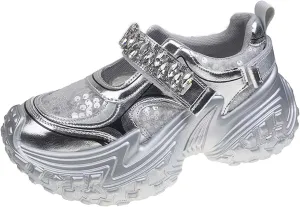 Women Comfortable Shoes with Arch Support - Versatile Casual to Dressy Footwear with Buckle Strap - Lightweight EVA Outsole