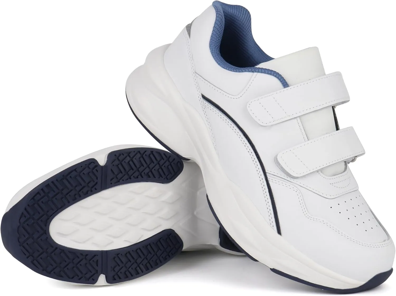 Women Diabetic Leather Shoes Orthopedic Walking Shoes Wide Toe Box Shoes
