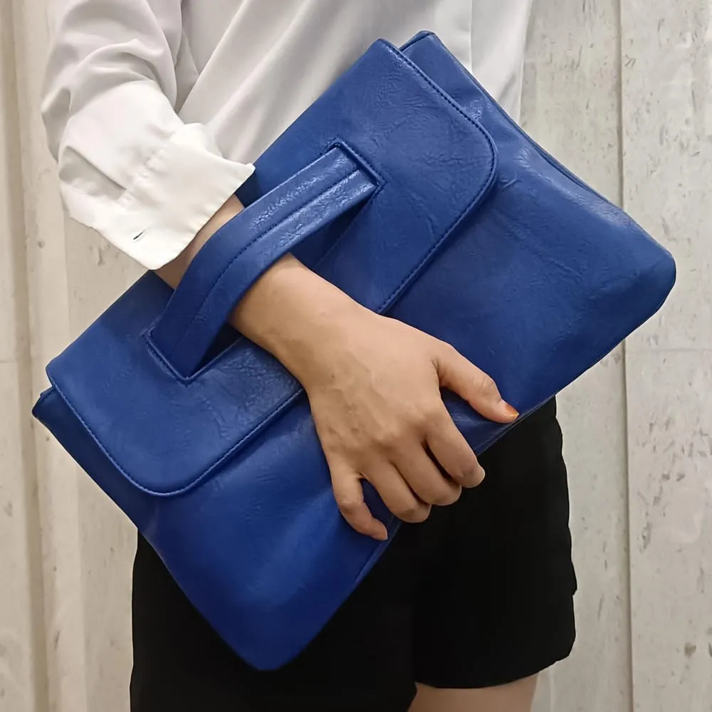 Women Handbags PU Leather Female Clutch Handbag Messenger Bag Large Solid High Capacity