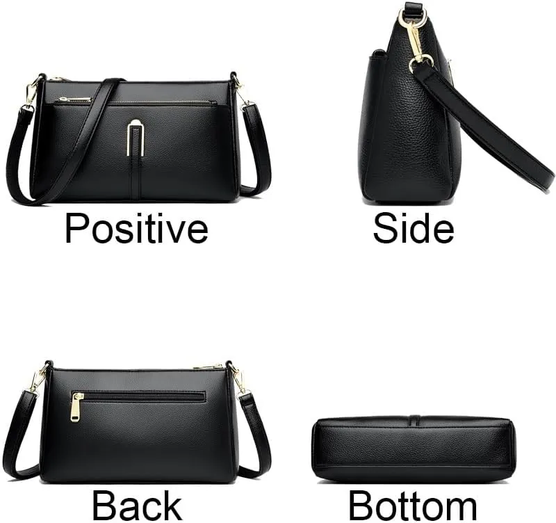 Women Shoulder Bags, Leather Casual Tote Bags For Woman Purses Ladies Luxury Designer Handbag Messenger Bag
