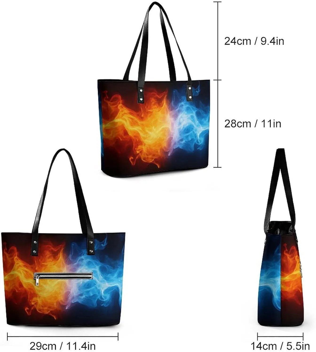 Women's Elegant Leather Shoulder Bag Casual Chic Handbag For Daily Use