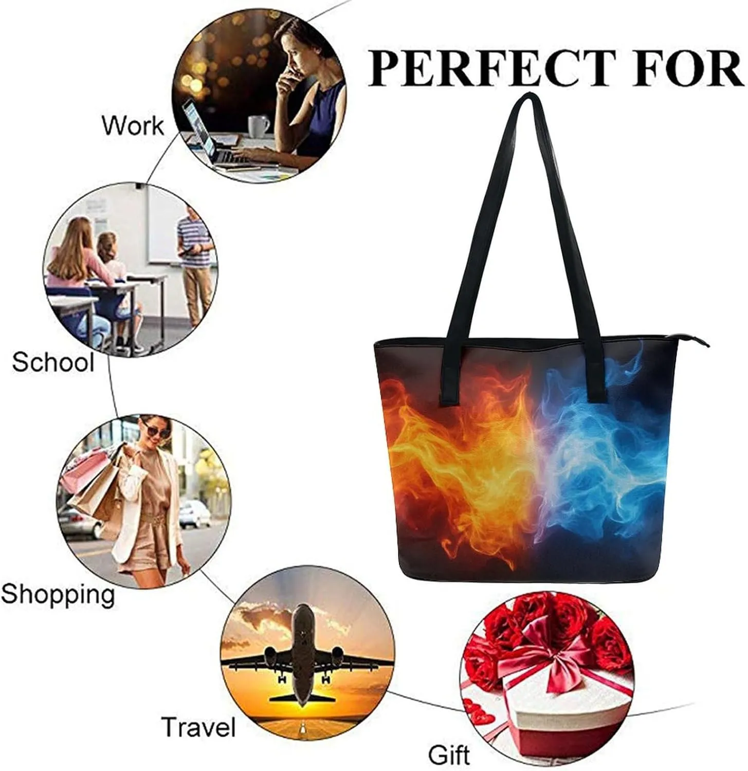 Women's Elegant Leather Shoulder Bag Casual Chic Handbag For Daily Use