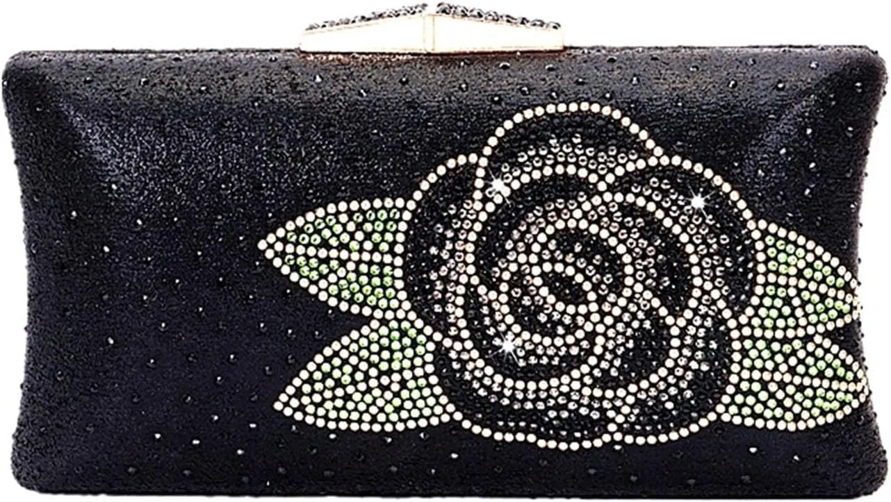 Womens Italian Design Luxury Evening Shoe Bag Suit Rhinestone Dinner Clutch Flat Heel Plus Size Slippers