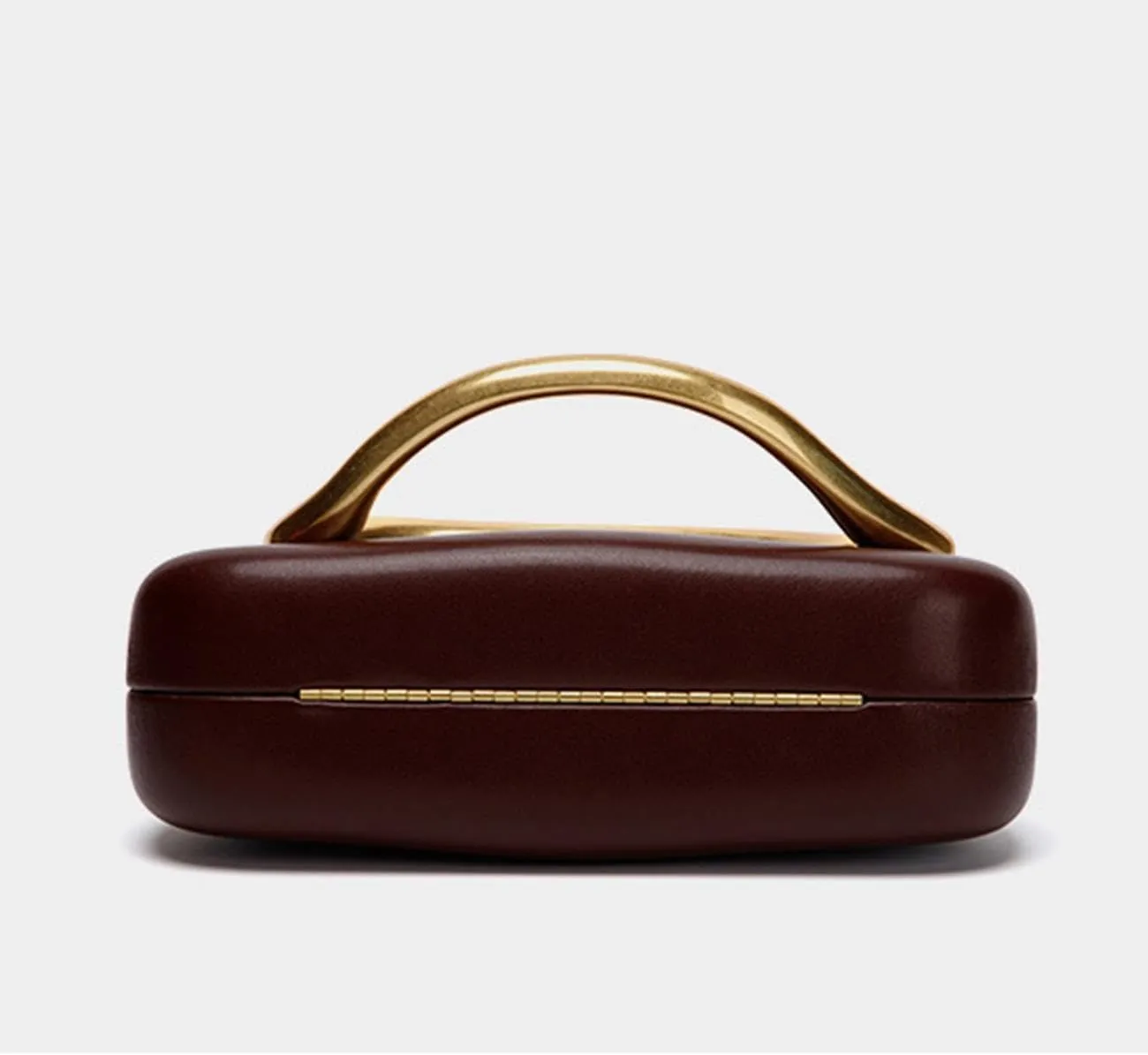Women's Leather Evening Clutch Purse Crossbody Bag Trendy Wedding Party Clutch, Detachable Strap for Bridesmaid Cocktail