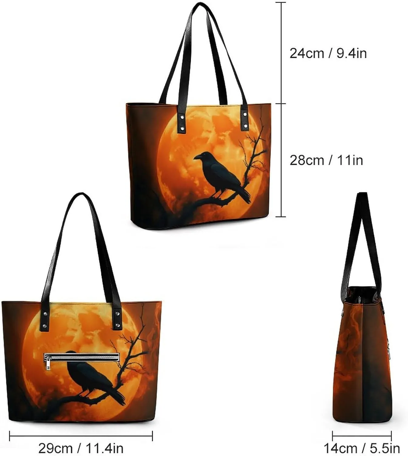 Women's Versatile Bucket Bag Soft PU Leather Trendy Shoulder Purse