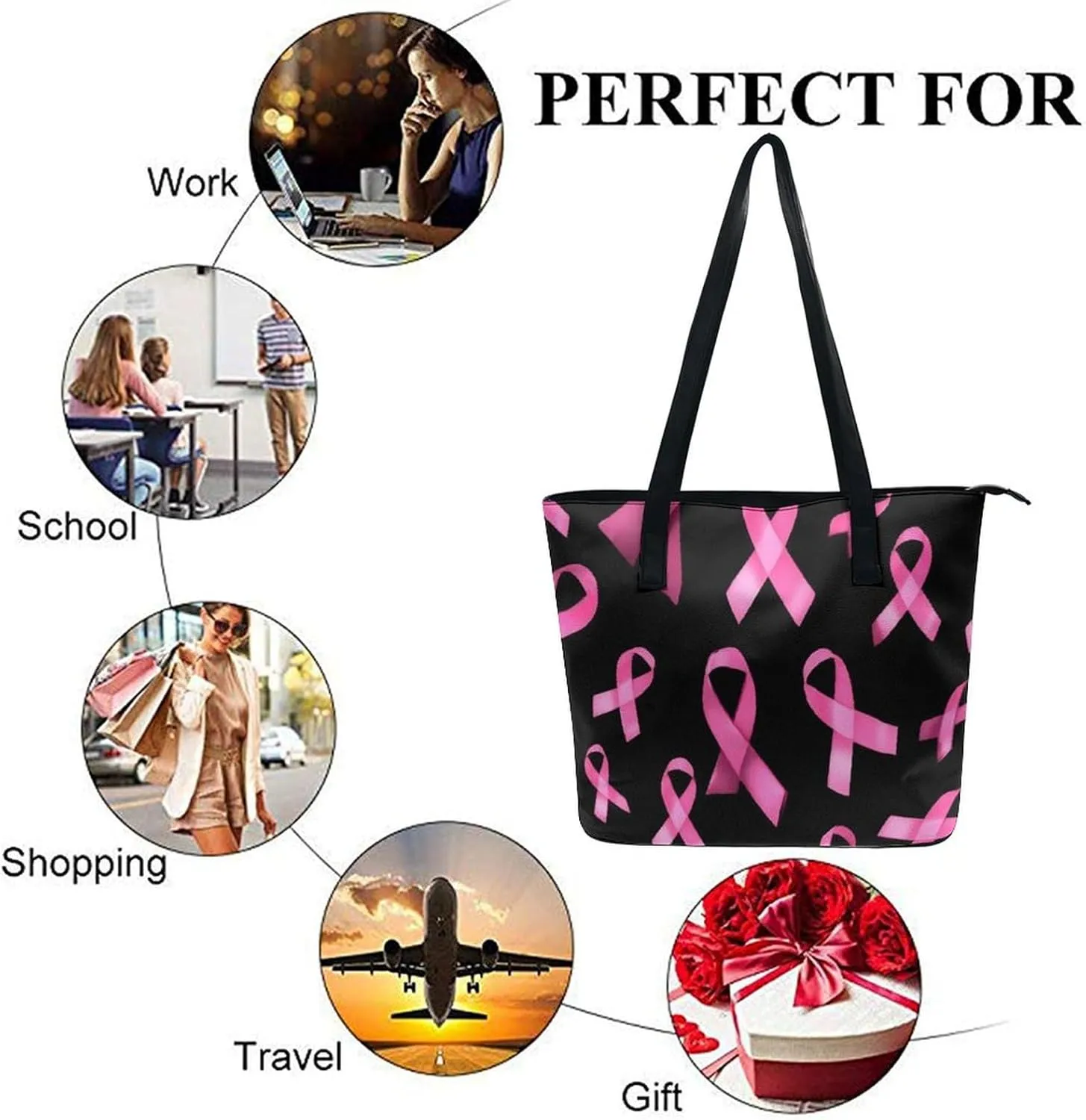 Women's Versatile Bucket Bag Soft PU Leather Trendy Shoulder Purse