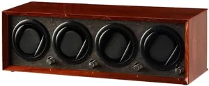 Wood Automatic Watch Winder USB Rechargeable 5 Mode Wood PU Leather Watches Winding Box Mute Motor Battery Supply
