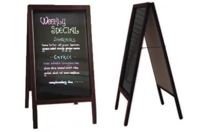 Wooden A-Frame Marker Board