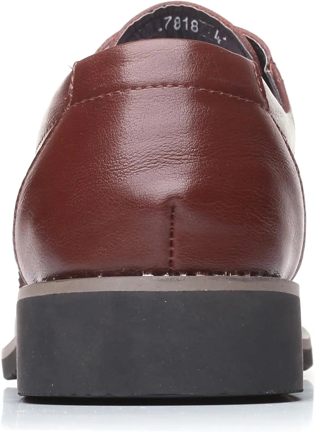 WUIWUIYU Men's Manmade Leather Lace-up Wedding Business Formal Dress Wingtips Brogue Shoes Oxfords