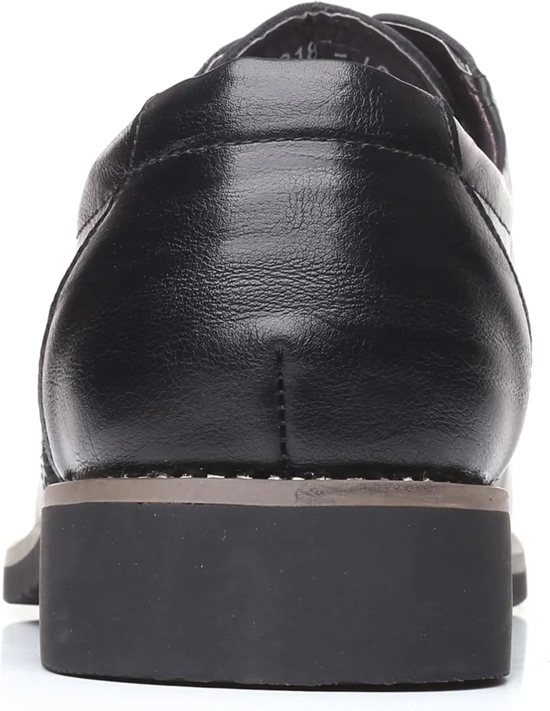 WUIWUIYU Men's Manmade Leather Lace-up Wedding Business Formal Dress Wingtips Brogue Shoes Oxfords